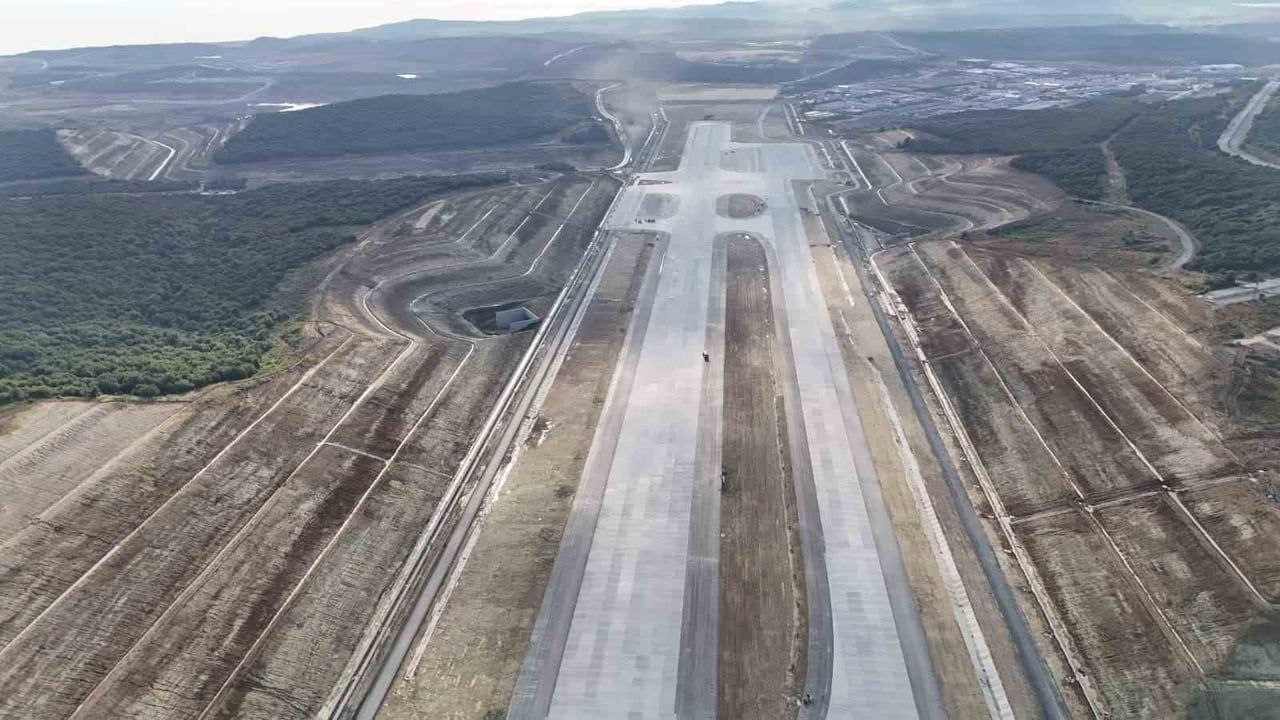 İstanbul havalimanı'nda dördüncü ana pistte sona doğru