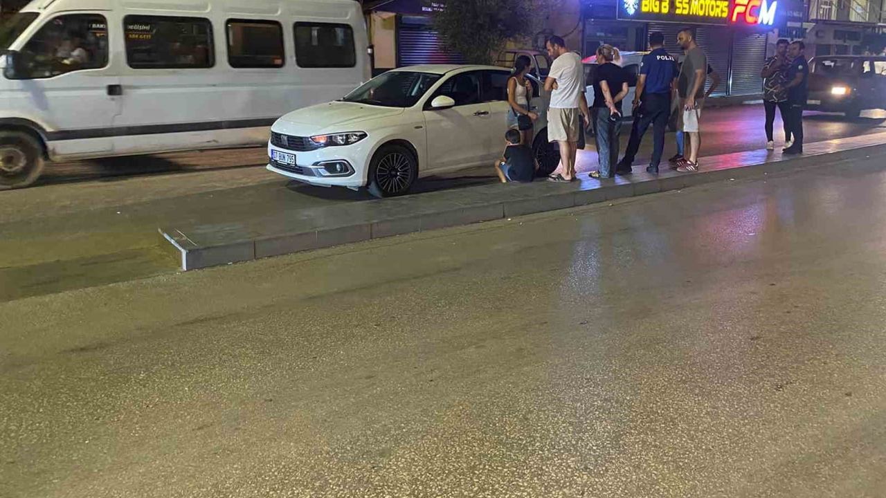 İşyeri bahçesinden aniden yola çıkan 2 yaşındaki çocuk yaralandı
