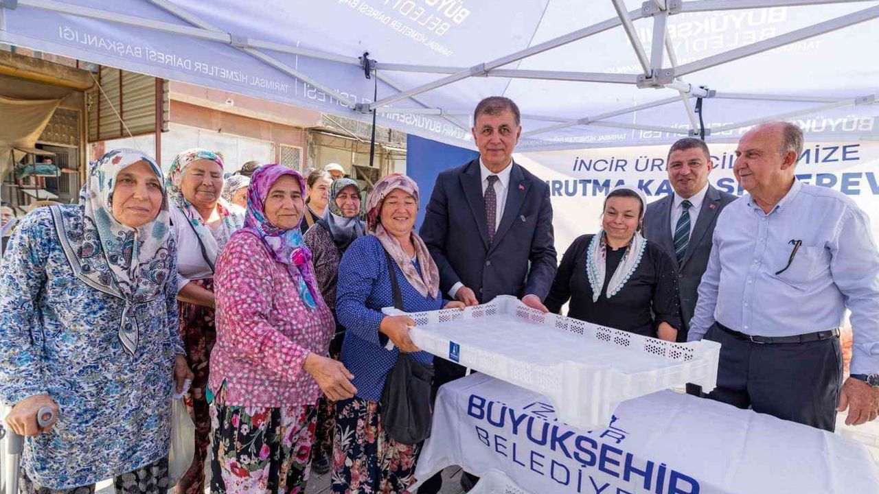 İzmir'de incir kurutmayı değiştirecek adım: 10 bin kerevet dağıtımı