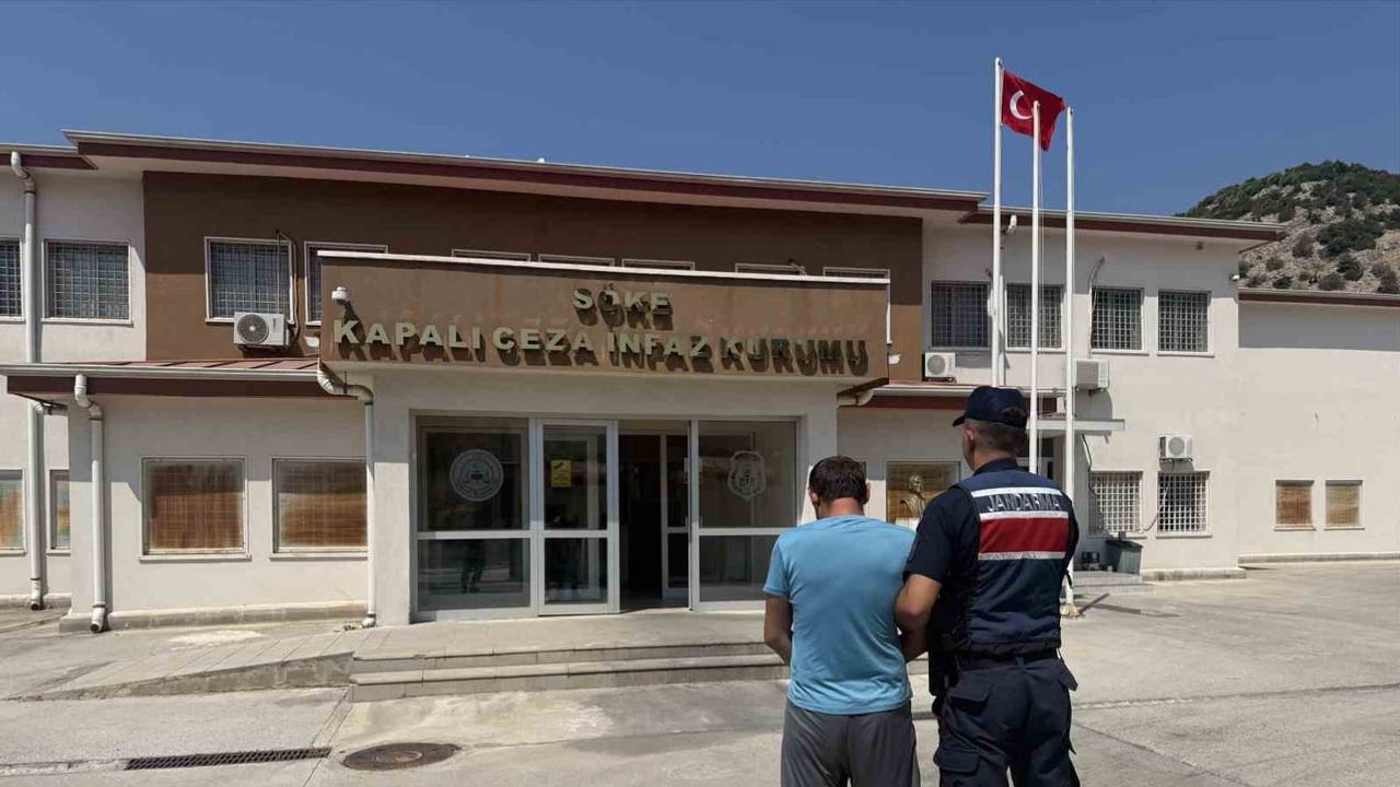 Jandarma operasyonuyla Söke'de kesinleşmiş hapis cezası bulunan şüpheli tutuklandı