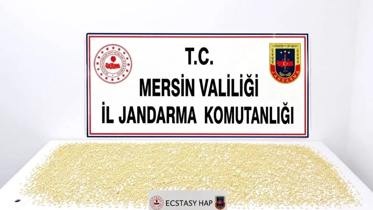 Jandarma takibi sonucu Yenişehir'de 3 bin 760 ecstasy hapına el konuldu