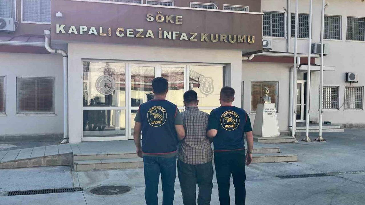 Jandarmanın çalışmasıyla Söke'de 9 yıl kesinleşmiş cezası olan kişi yakalandı
