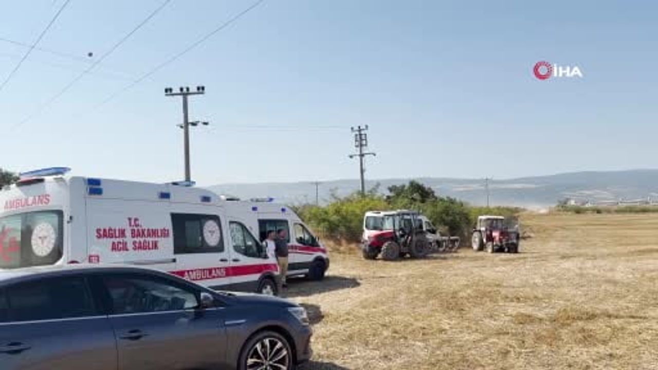 Karacabey Hayırlar Mahallesi'ndeki makilik yangın fabrika ve tarım alanlarına ulaşmadan söndürüldü