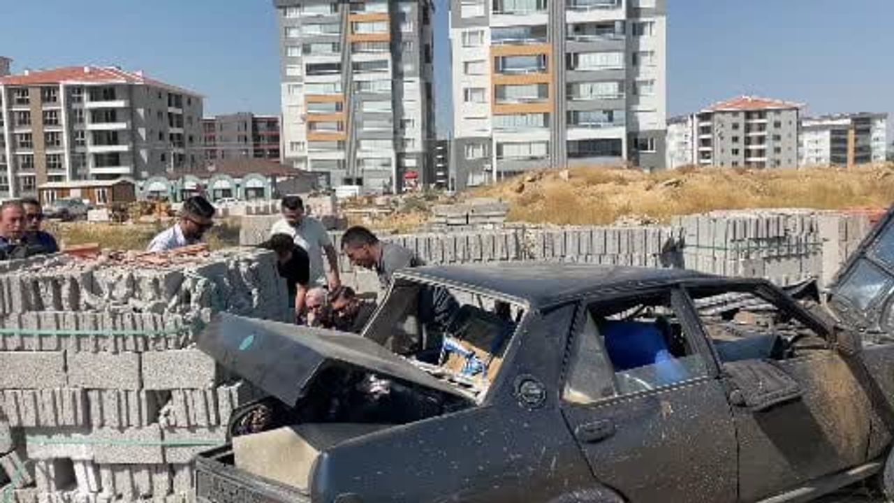 karaman’da takla atan otomobilin sürücüsü yaralandı