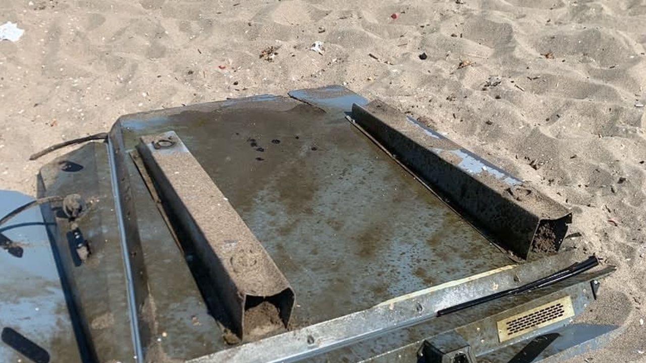 Karasu sahilinde şüpheli cisim ida çıktı