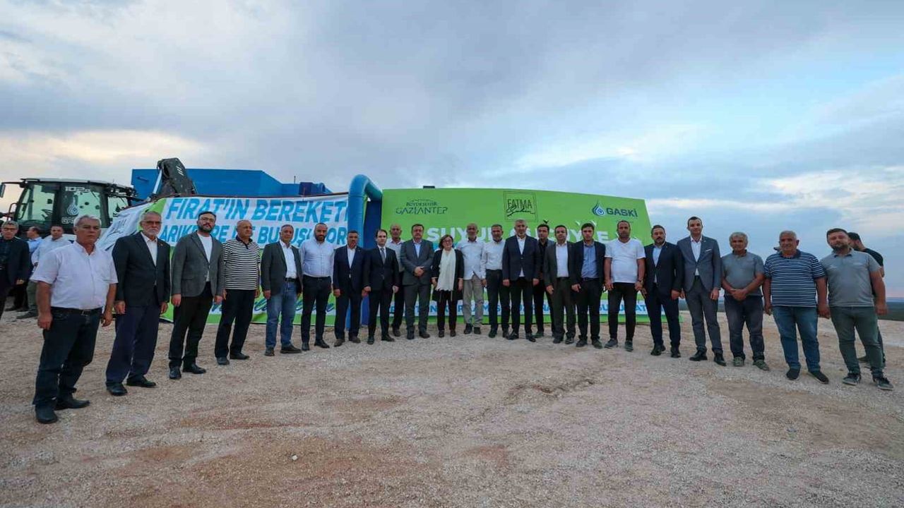 Karkamış'ta fırat'tan gelen suyla 5 bin kişiye kalıcı çözüm