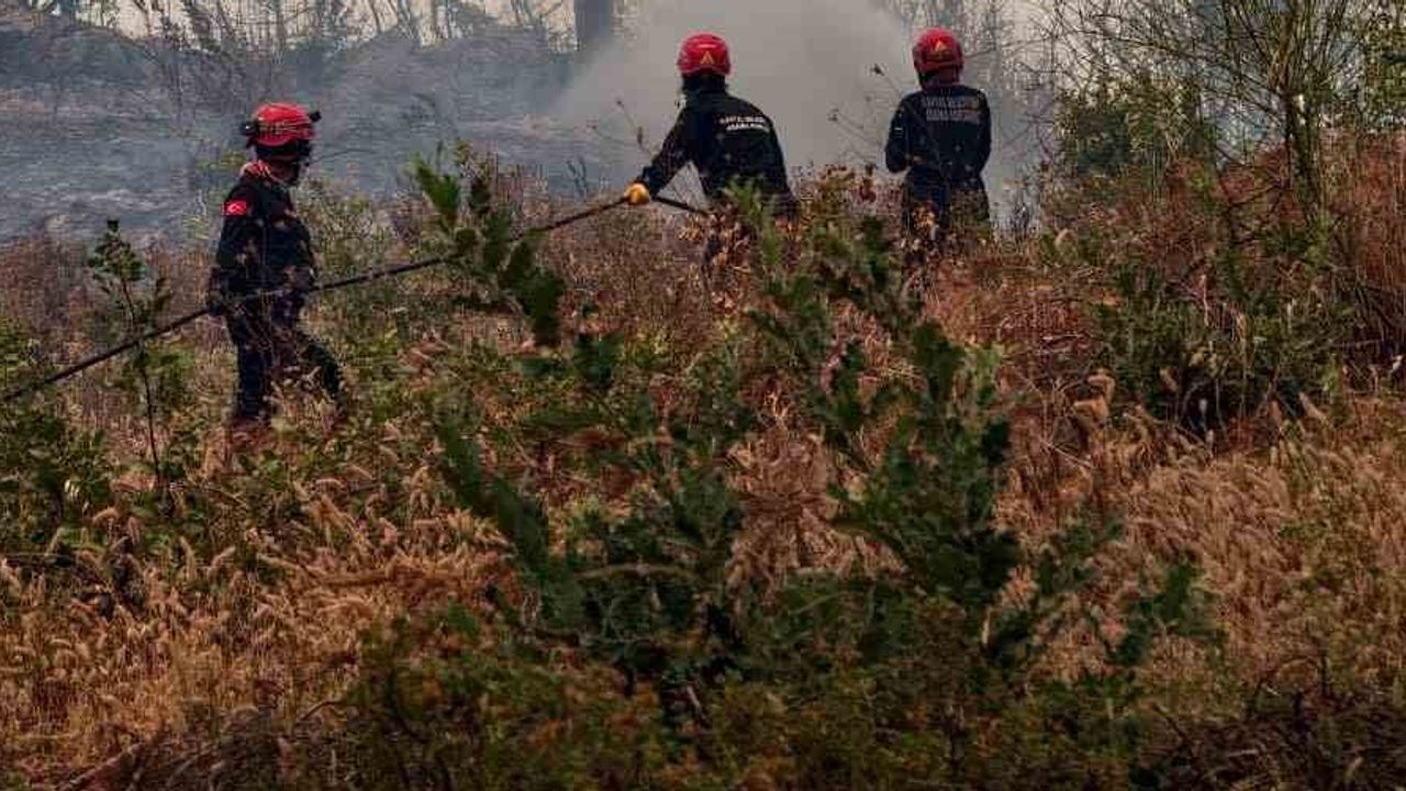 Kartal'dan Gömeç'e birlik: 14 kişilik kurtarma ekibi yangın hattında