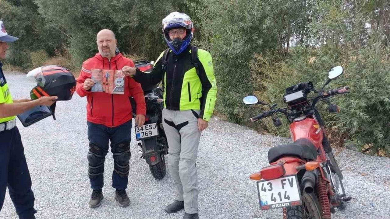Kask ve farkındalık öncelikli denetim Kütahya trafiğinde