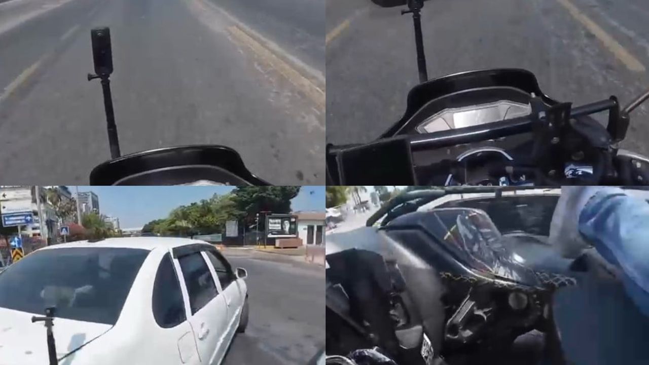 Kayıtlara yansıyan iki ayrı çarpışma: motosiklet ve elektrikli bisiklet sürücüleri hafif yaralandı
