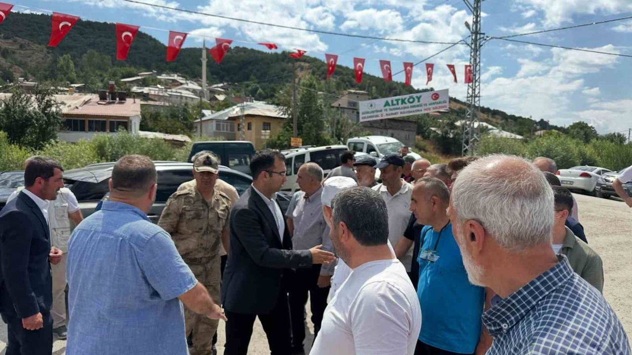 Kaymakam Taşkıran'dan köy sofrasında vatandaşla buluşma
