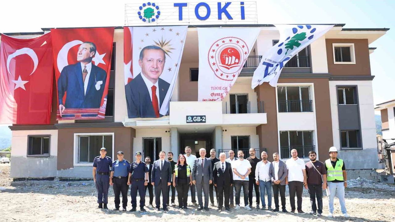 Kaynaşlı'da sosyal konut hamlesi hız kazandı: 109 dairelik TOKİ projesi sürüyor