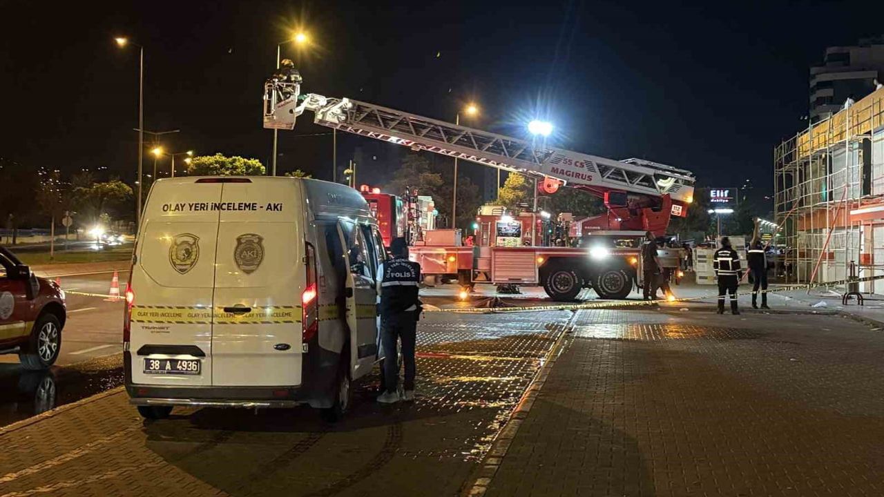 Kayseri'de 13. kat yangını: balkonda düşen 61 yaşındaki ev sahibi yaşamını yitirdi