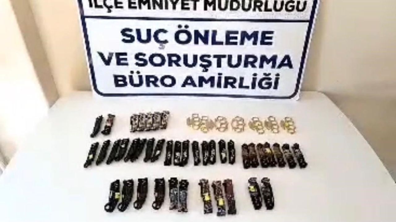 Kayseri'de denetimlerde 74 sustalı ve 27 muşta ele geçirildi