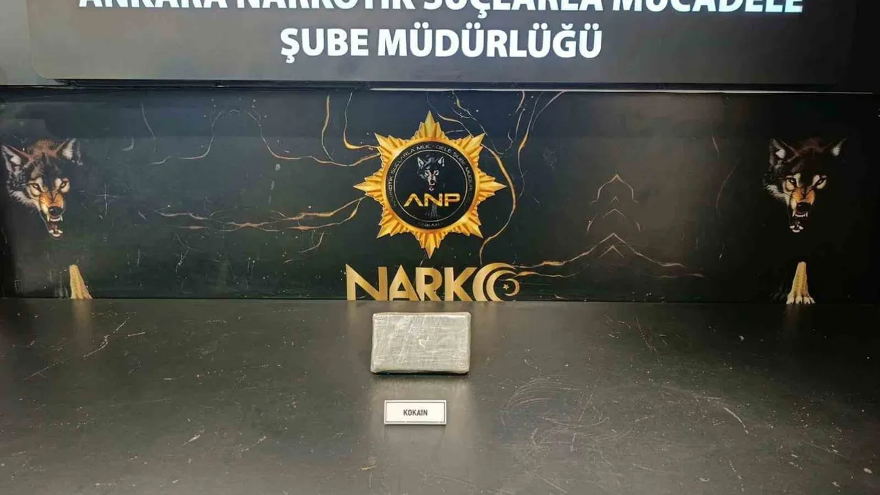 Kentin girişinde takip sonu: 1 kilo 200 gram kokain ele geçirildi