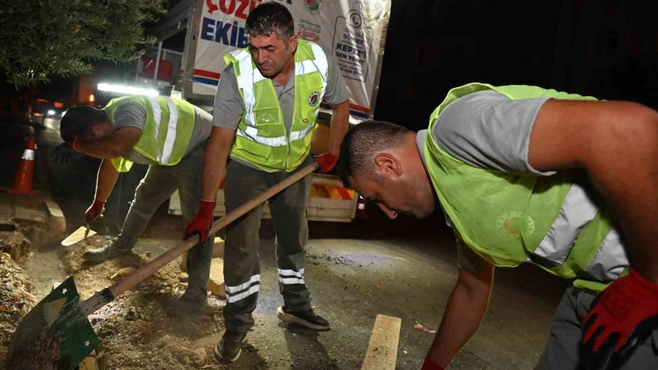 Kepez'in anında çözüm ekibi 5 binin üzerinde çalışmayı tamamladı