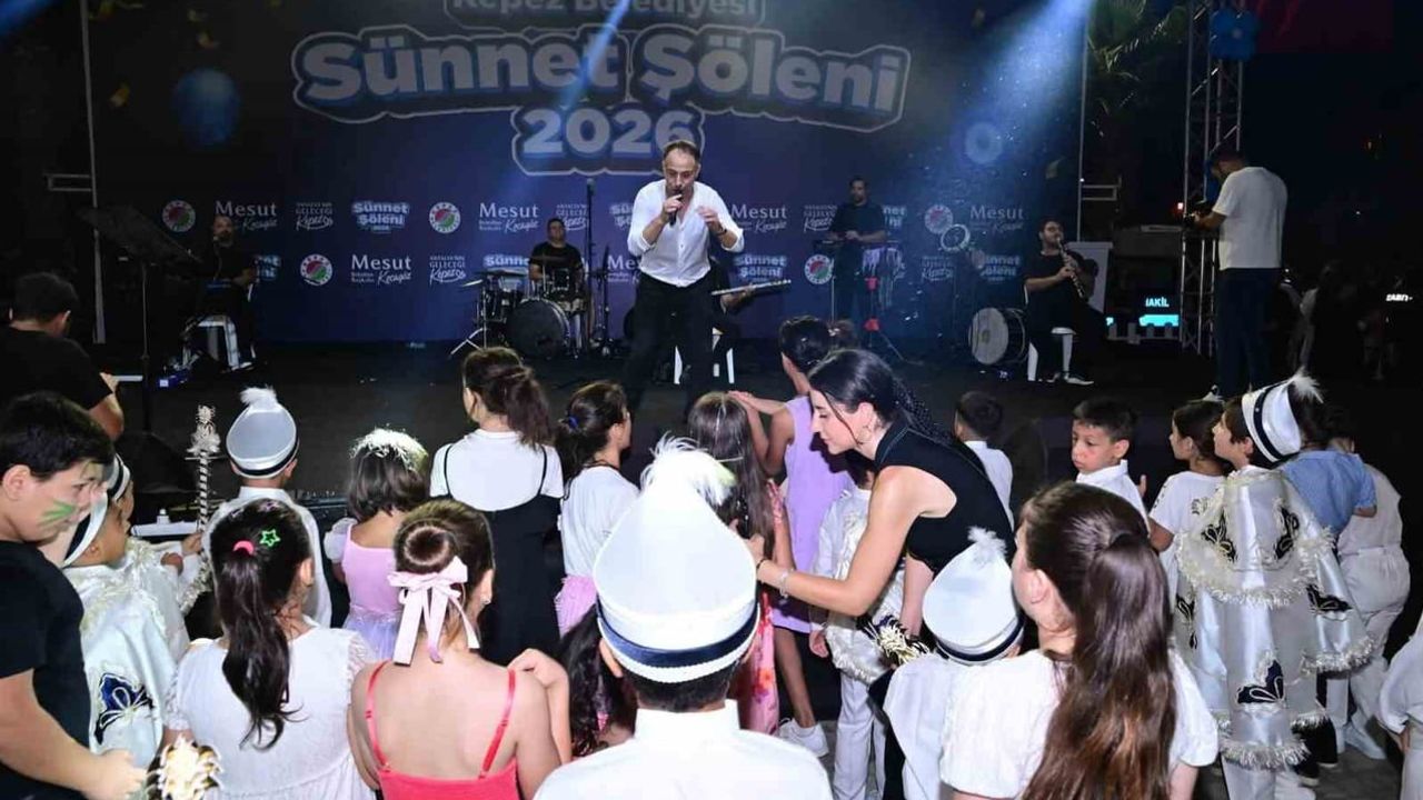 Kepez'te Dokumapark'ta 500 çocukla geleneksel sünnet şöleni