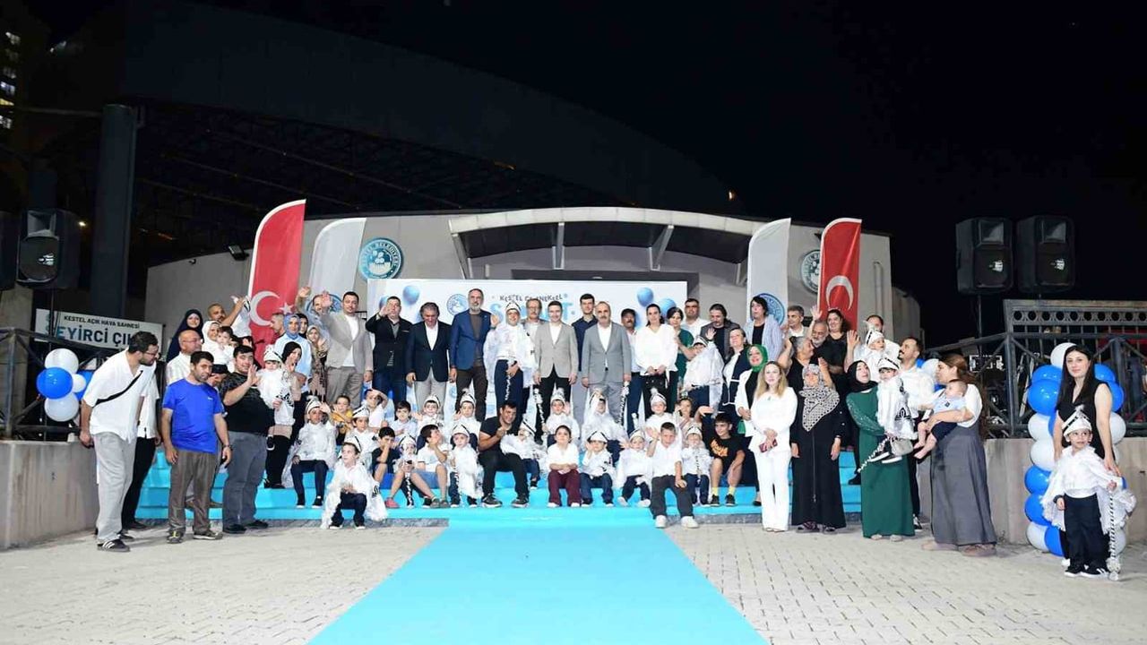 Kestel'de birlik ve neşe: geleneksel sünnet şöleni çocukları ağırladı