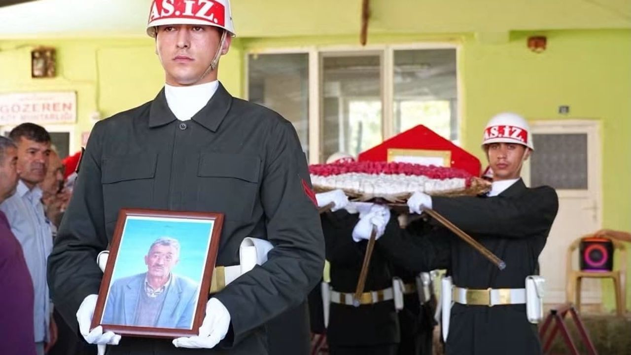 Kıbrıs gazisi Hüseyin Temel son yolculuğuna uğurlandı