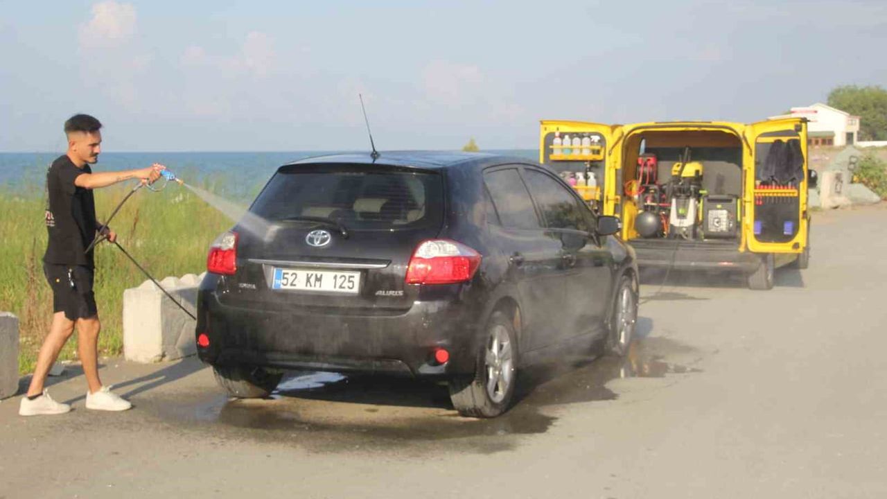 Kiraya alternatif: aracını iş yerine çeviren mobil oto yıkama