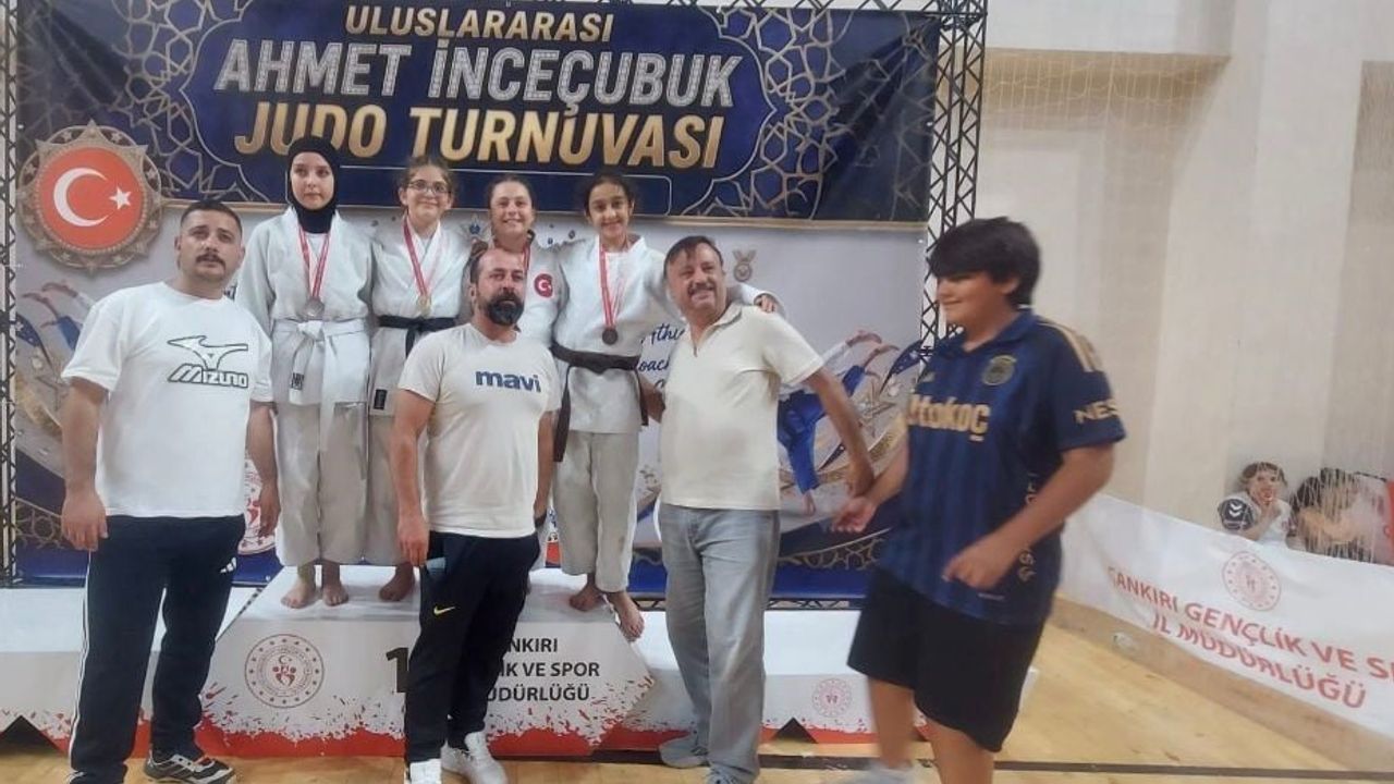 Kırklarelili judocu Çankırı'daki uluslararası turnuvada bronzla döndü