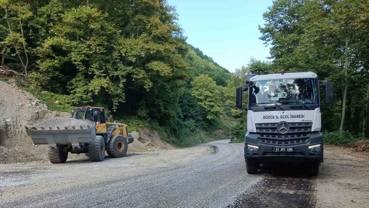 Kırsal ulaşımda rahatlama: Değirmentepe yolları soğuk asfaltla yenilendi