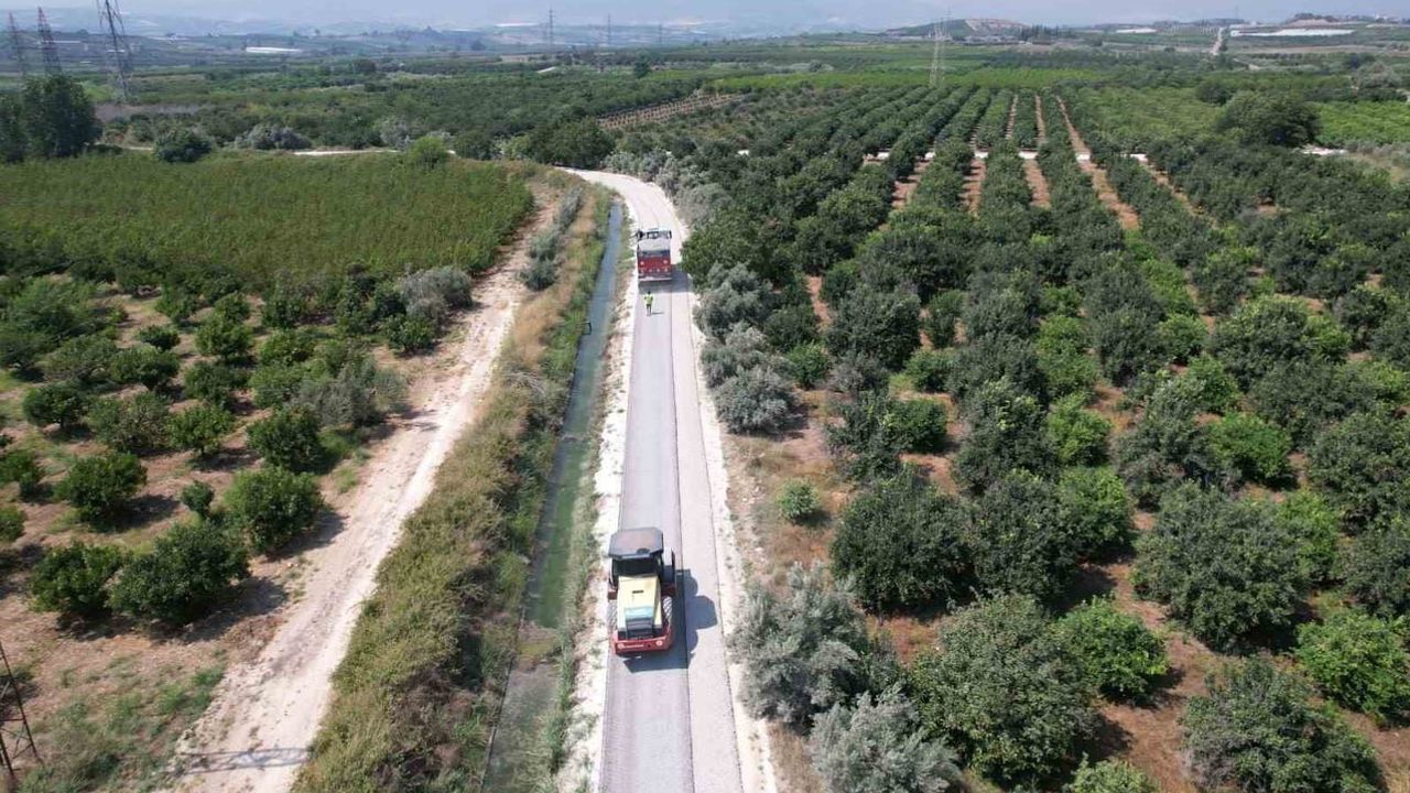 Kırsal yollarda soğuk asfaltla üretime destek