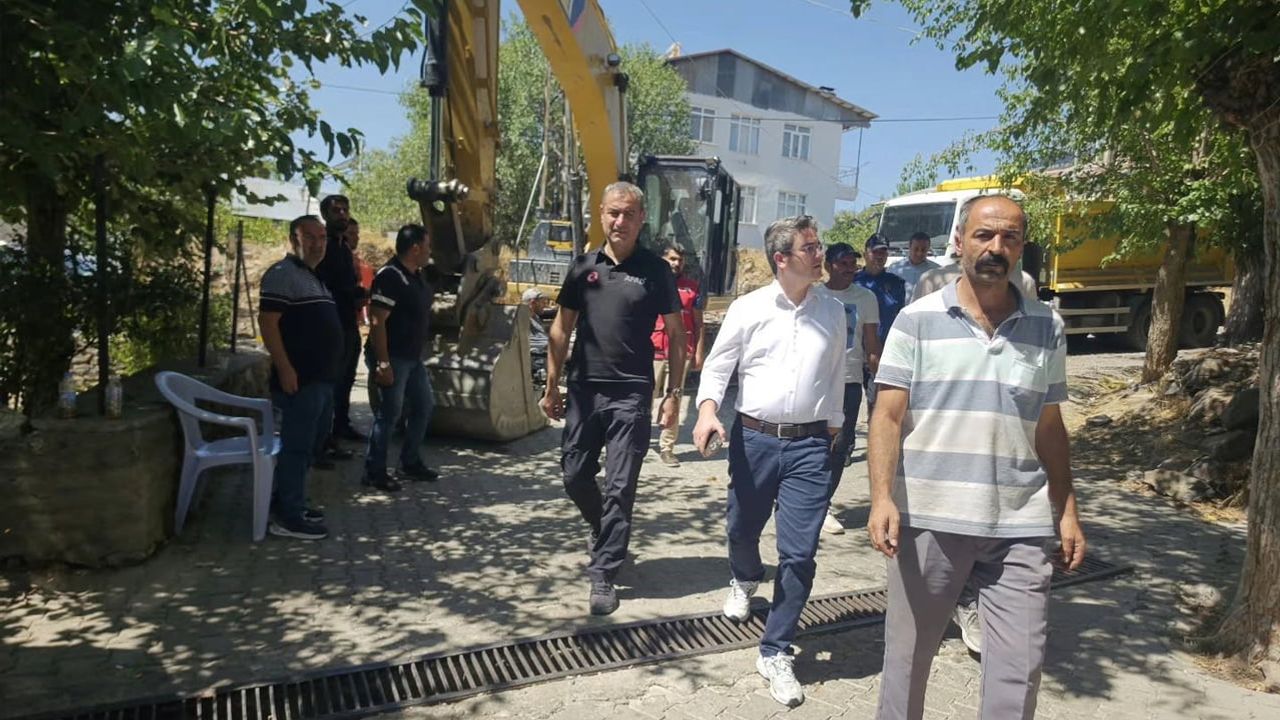 Kışlacık'ta yangın sonrası toparlanma çalışmaları yerinde denetlendi