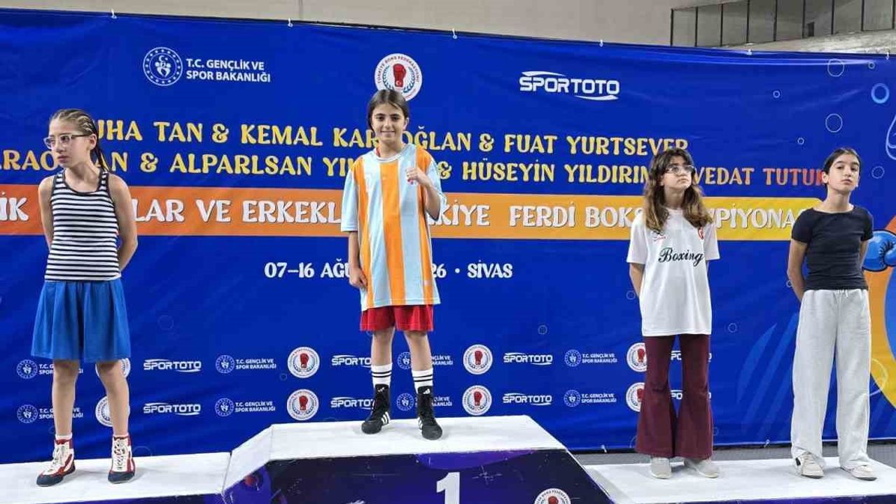 Kocasinan altyapısından yetişen Belgin Ersoy Türkiye şampiyonu oldu