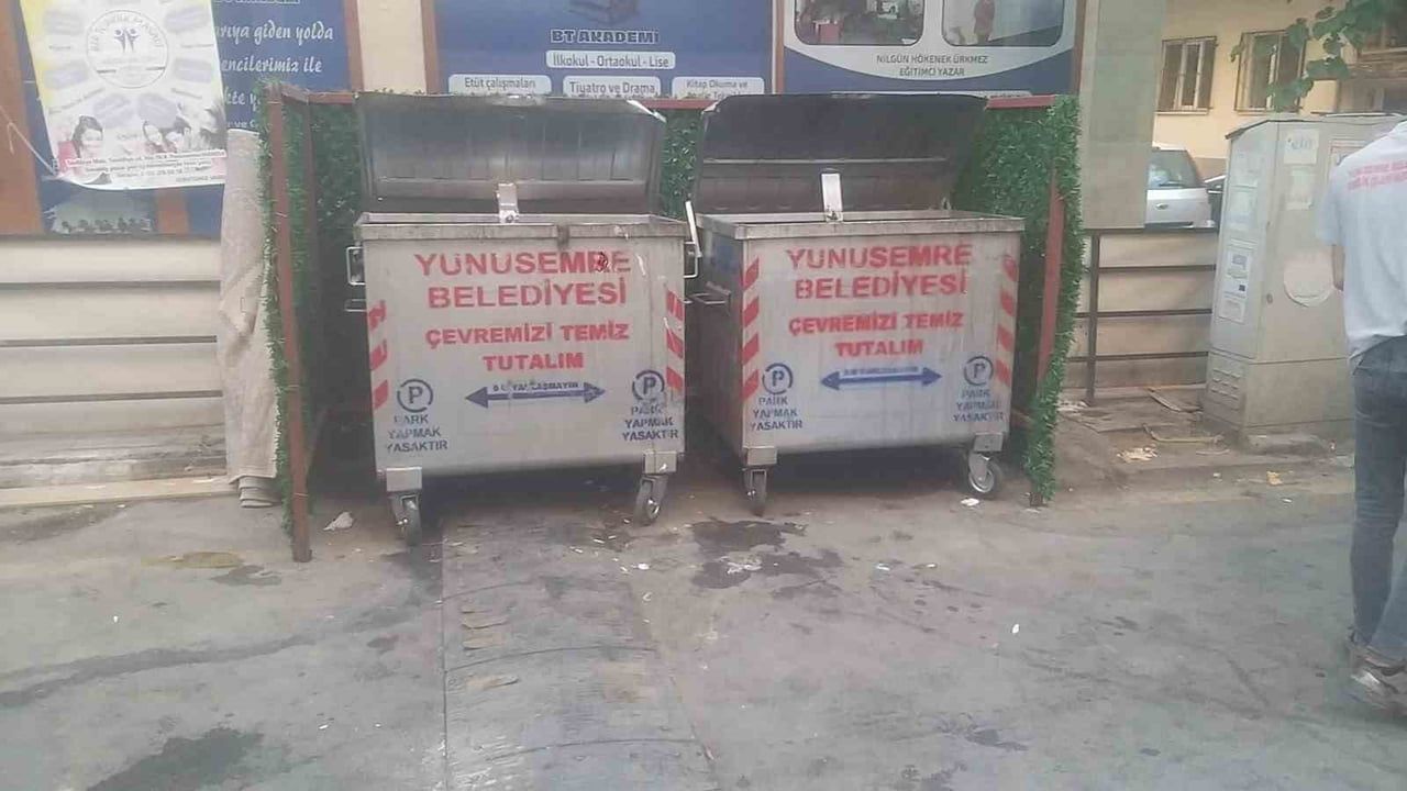 Konteynerlere yeniden hayat: Yunusemre'de tasarruf ve geri dönüşüm