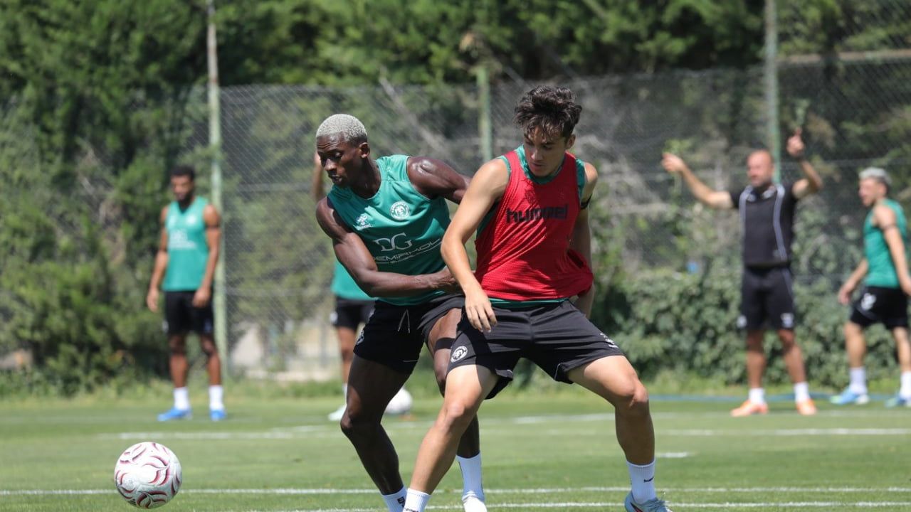 Konyaspor Kocaelispor öncesi son provasını tamamladı