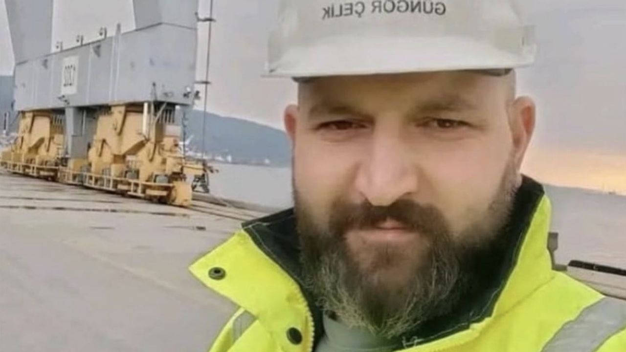 körfez'de liman vinci operatörü yüksekten düştü, hastaneye kaldırıldı