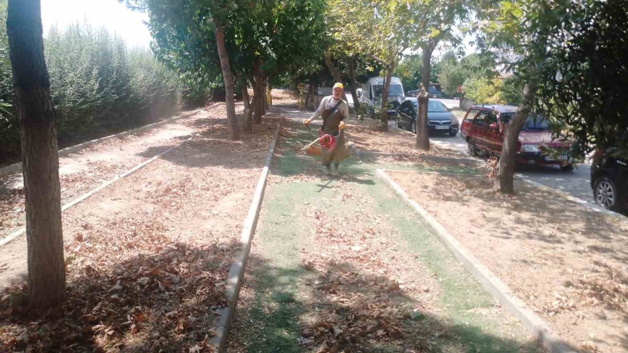 Köşk’te parklar mevsime hazırlanıyor