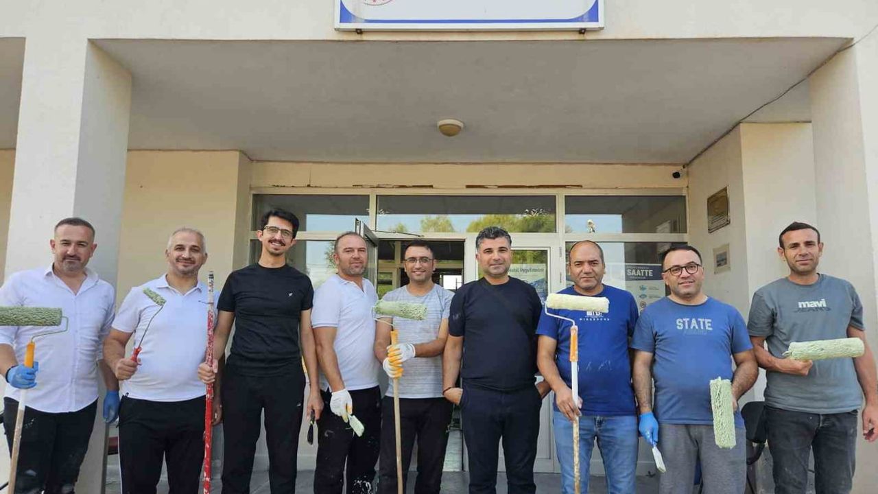 Köy okulu eğitimcilerin el birliğiyle yeni döneme hazırlandı