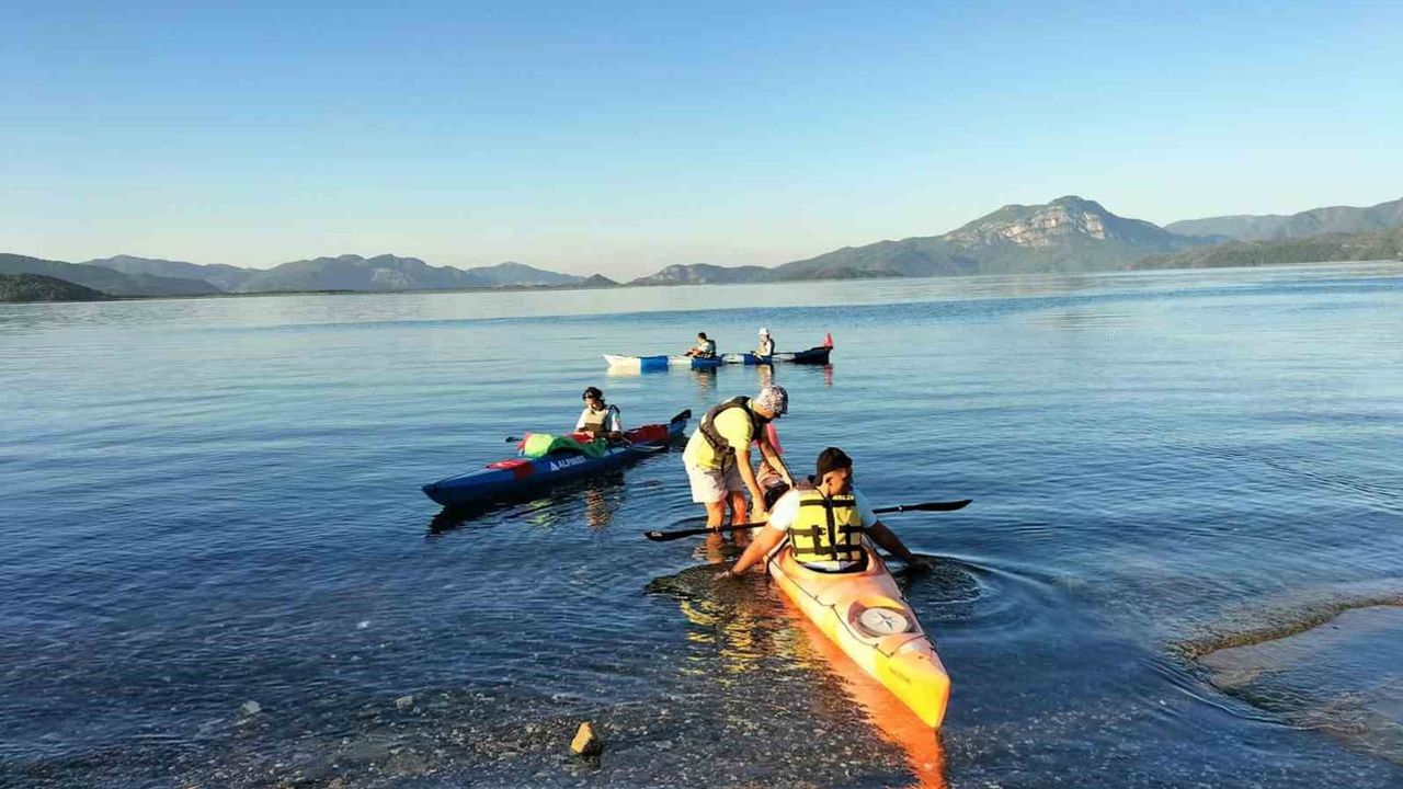 Köyceğiz gölünde Mavi Vatan projesiyle iki devlet bir can vurgusu