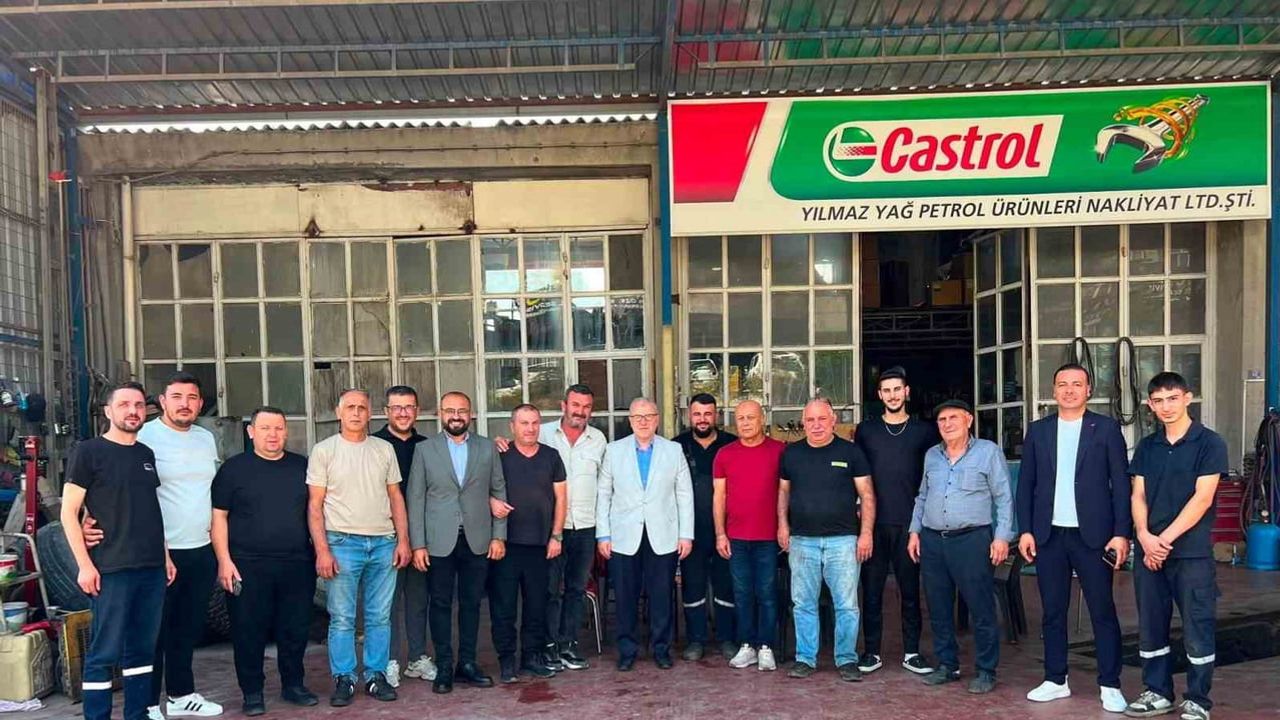 Küçük sanayi sitesinde esnafın sesi: AK Parti heyeti talepleri not etti
