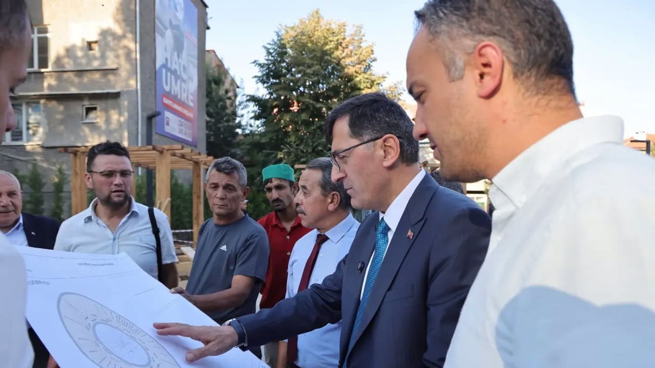 Kütahya Ulu Cami çevresinde düzenlemeler titizlikle ilerliyor