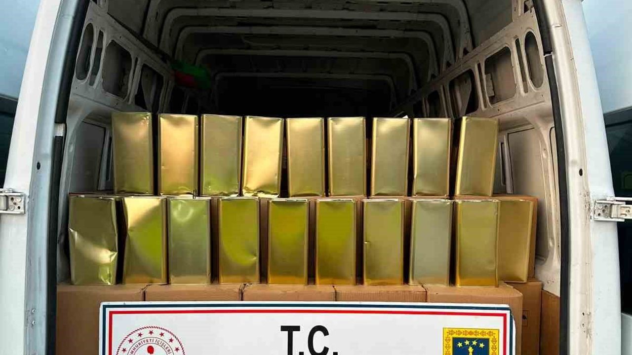 Kuyucak gişelerinde sahte zeytinyağı taşıyan araçta operasyon