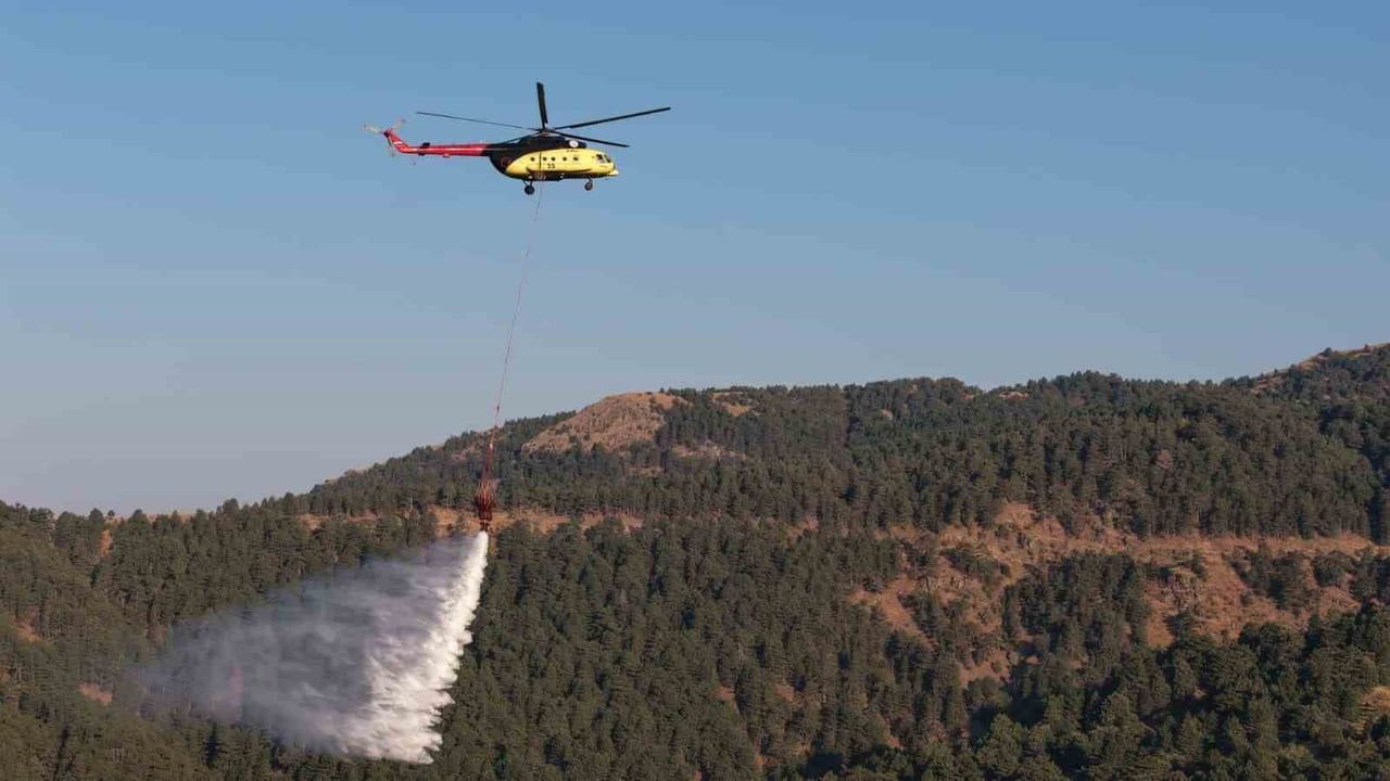 Kuyucak'ta 25 saatlik müdahale sonrası orman yangını kontrol altına alındı