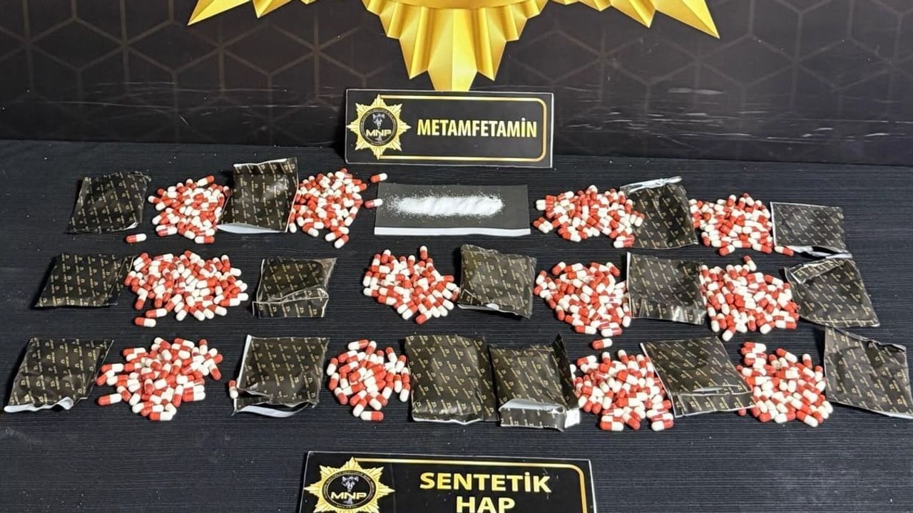 Malatya'da sevkiyata yönelik operasyonda kilolarca metamfetamin ele geçirildi