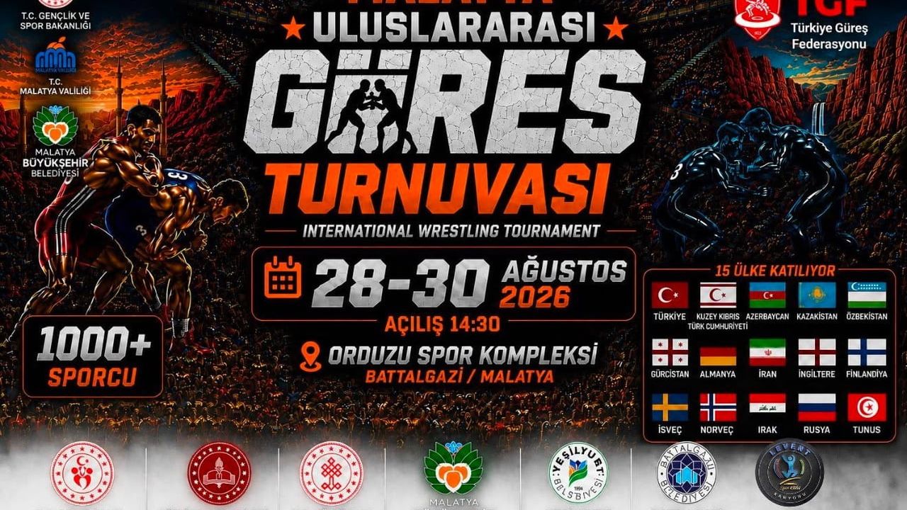 Malatya'da uluslararası minder şöleni: 15 ülkeden bin 19 sporcu yarışacak
