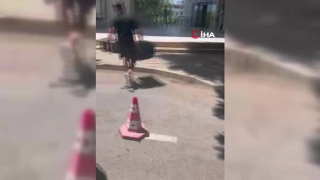 Manavgat'ta ceza tepkisi: işletme ortağı ses sistemini belediye önünde ateşe verdi