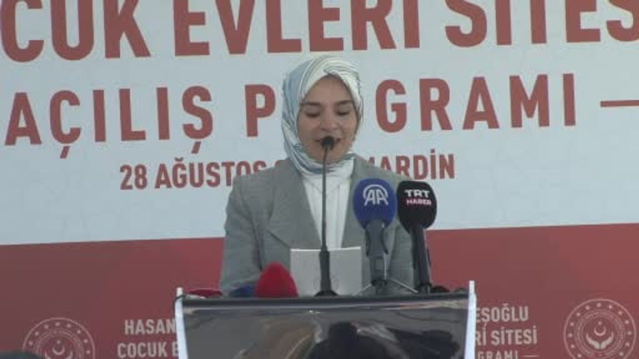 Mardin'de yeni yuva: Hasan Keleşoğlu Çocuk Evleri Sitesi hizmete girdi