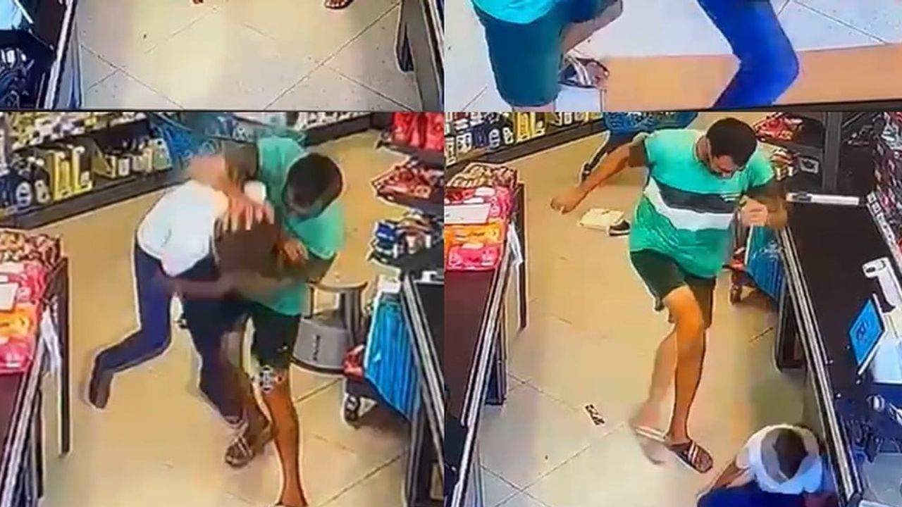 Marketin içinde çocuğa şiddet: kamera kayıtları sonrası şüpheli gözaltında