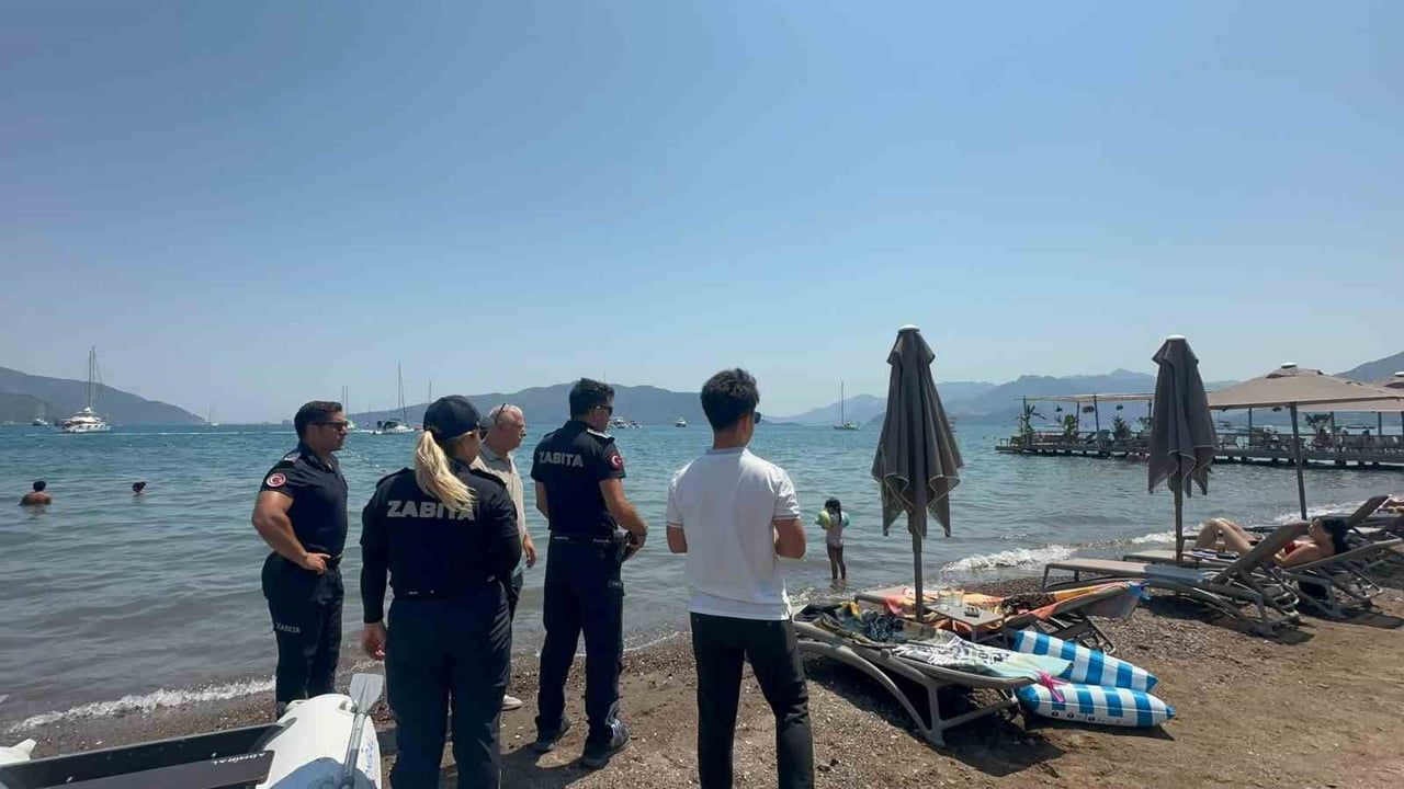 Marmaris sahillerinde halka açık kullanım için sıkı denetim