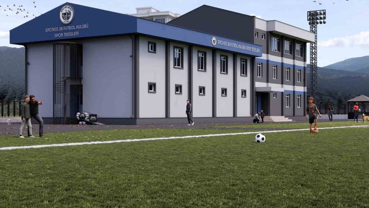 Melikgazi belediyesi yeniköy tesisini gençlik ve futbol merkezi haline getiriyor