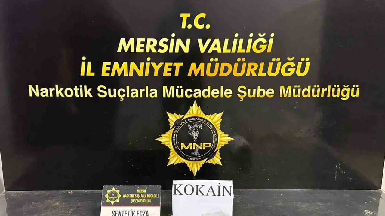 Mersin'de sokak satışına yönelik operasyonun ardından beş şüpheli tutuklandı