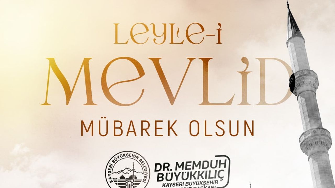 Mevlid kandilinde merhamet ve huzur çağrısı