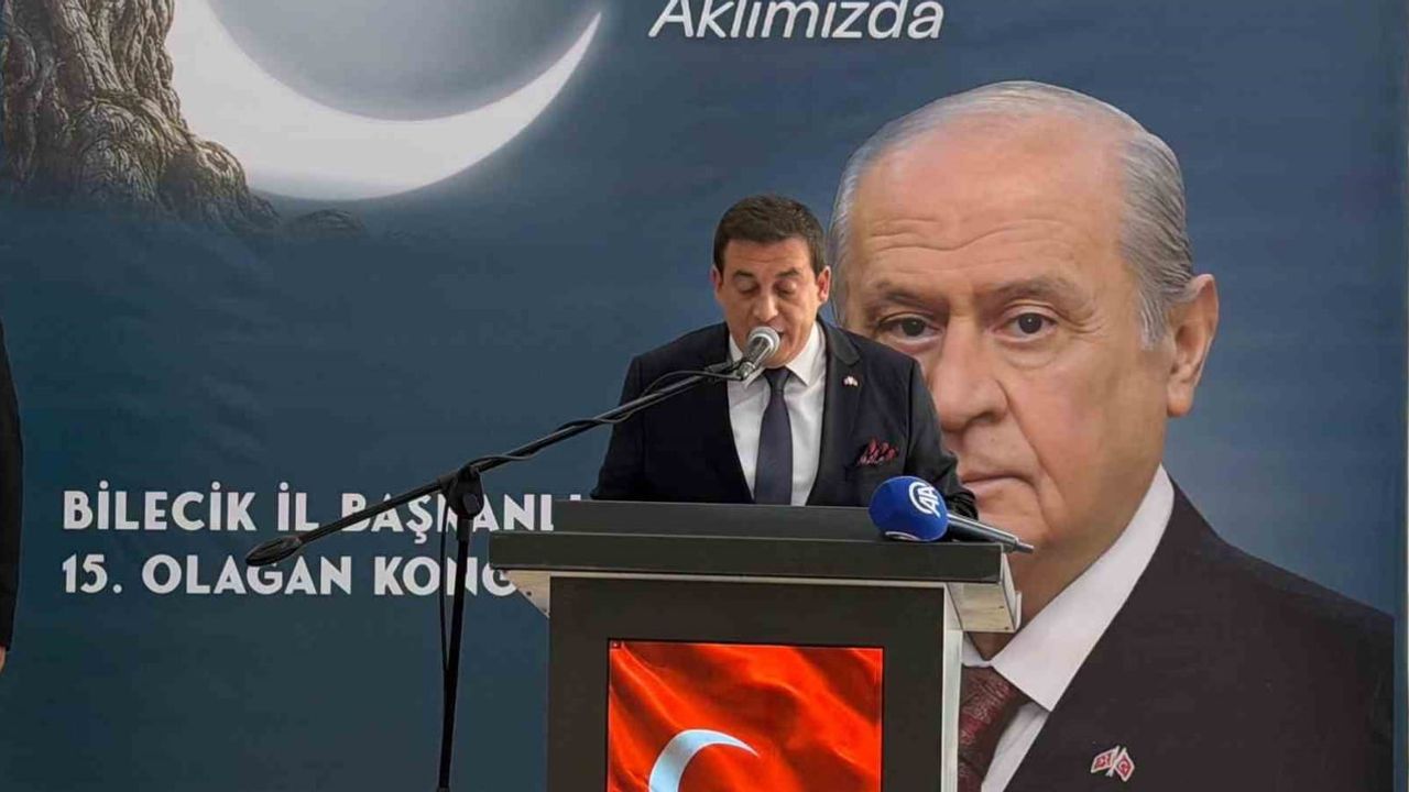 MHP Bilecik'te istikrar sürüyor: Talha Özkan tekrar il başkanı seçildi