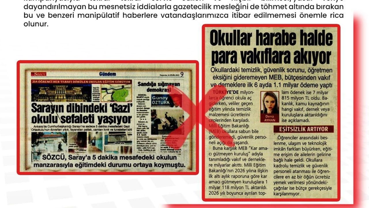 Milli Eğitim Bakanlığı'ndan asılsız ödeme iddialarına net yanıt