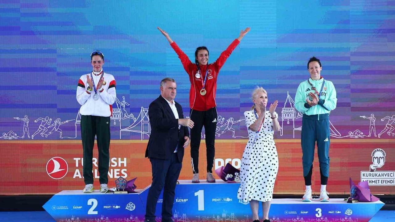 Modern pentatlonda tarihe geçen zafer: İlke Özyüksel Avrupa şampiyonu oldu